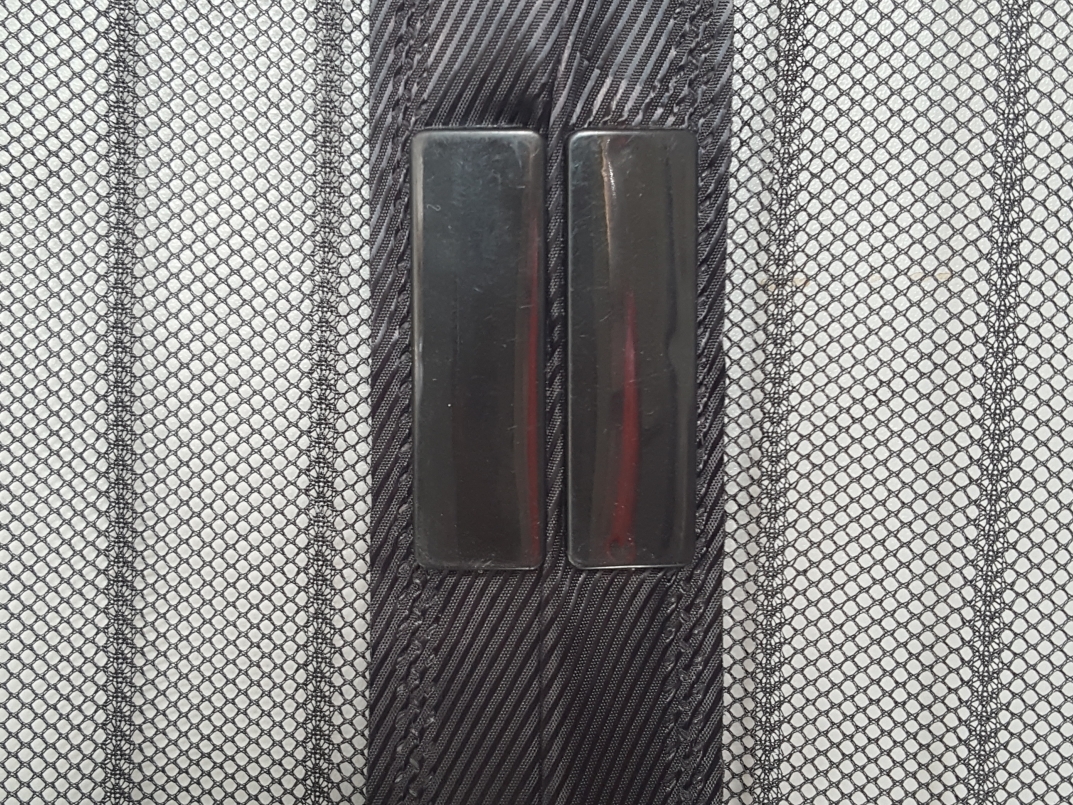 Cortina de porta magnética preta2 black magnetic door curtain2