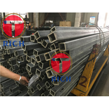 Tubo / tubo de aço quadrado / retangular galvanizado laminado a alta temperatura