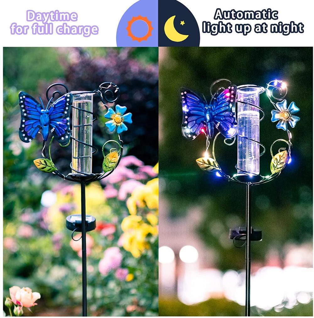 35 &#39;&#39; Butterfly Rain Gauge ngoài trời