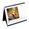 Calendrier de mur en spirale de bureau personnalisé promotionnel OEM