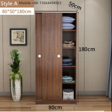 Armoire en bois la plus populaire avec porte coulissante ou rangement