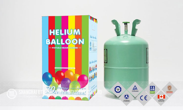 Haiti and Mexico market high purity helium gas of 30pound &50pound tank balloons