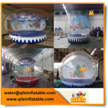 3m 4m 5m Christmas snow globe festival inflatable snow globe