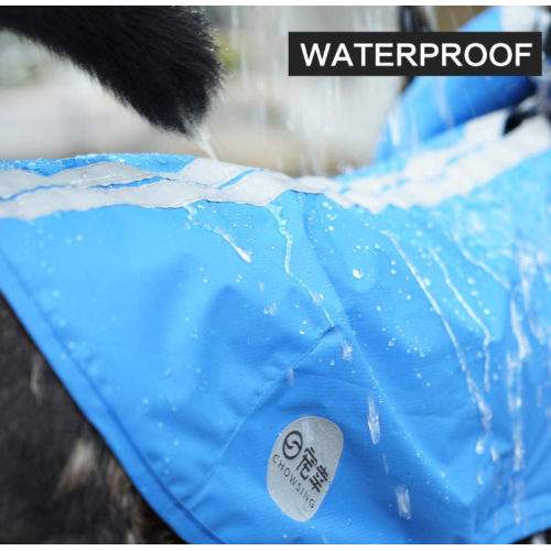 Reflektierende Hunde-Regenmantelhaube