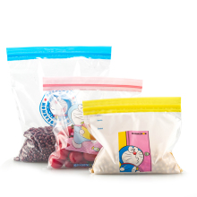 Double Zip Reclosable Plastic Zip Lock Freezer Bags - Reusable Snack and Sandwich Bags
