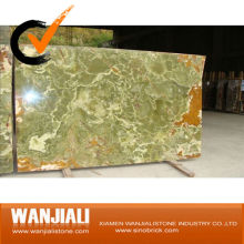 Green onyx stone slabs