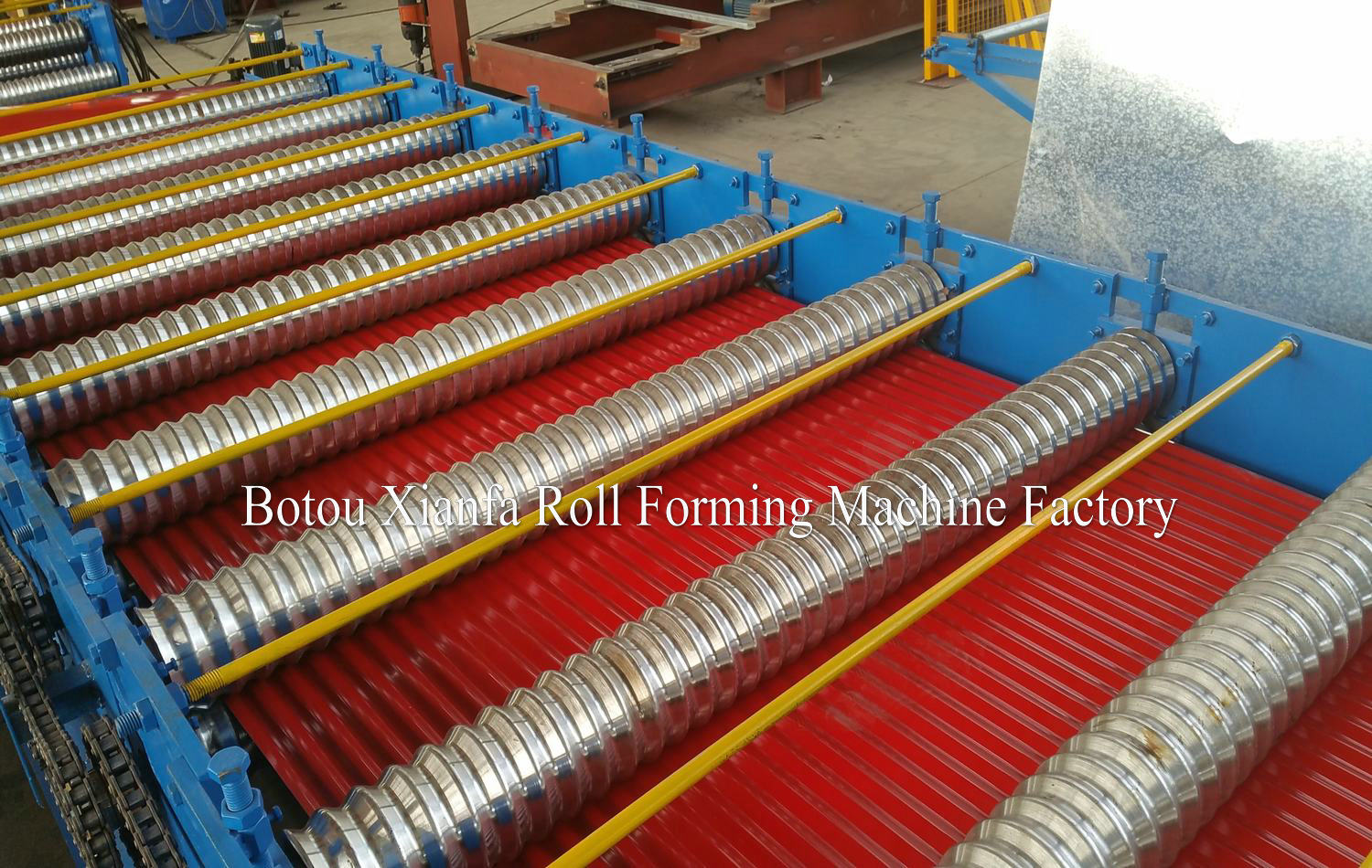 ppgi roof sheet forming machine