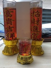 Decorative Gel Jelly Wax Glass Jar Candles