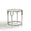 Fashion simple living room marble top side table