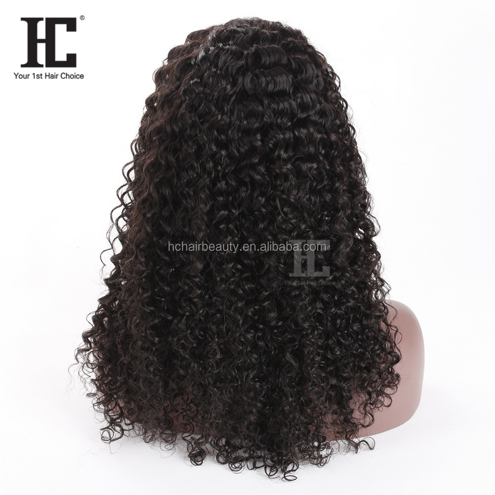 360 Lace Frontal Wigs Kinky Curly Remy Human Hair Wigs Pre Plucked With Baby Hair Brazilian wigs High Density