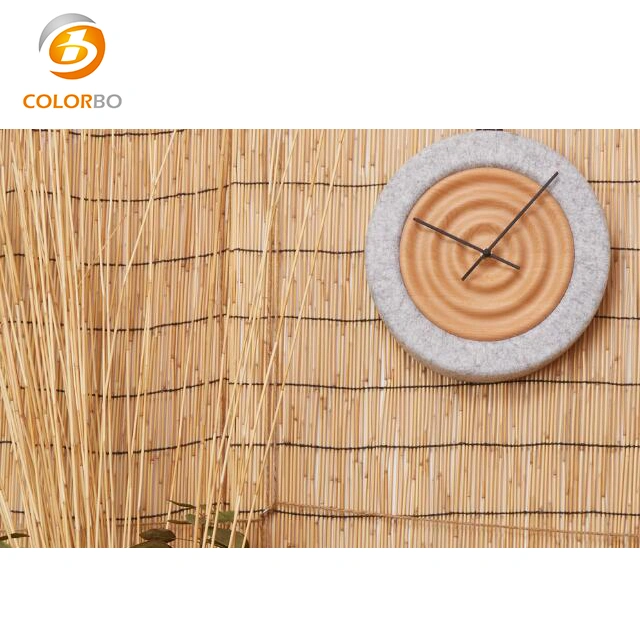 Eco-Friendly for Home Decor Polyester Fiber Wall Clock