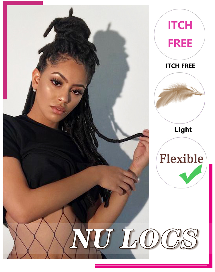 wholesales 613 locs extension curly lugo braiding synthetique hair long crochet braids