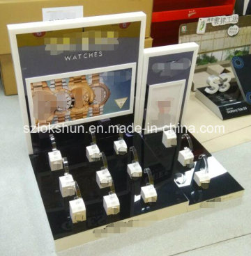 Adjustable Acrylic Watch Display with Bracelet and Removable Base, China Acrylic Watch Display Showcase Manufacturer