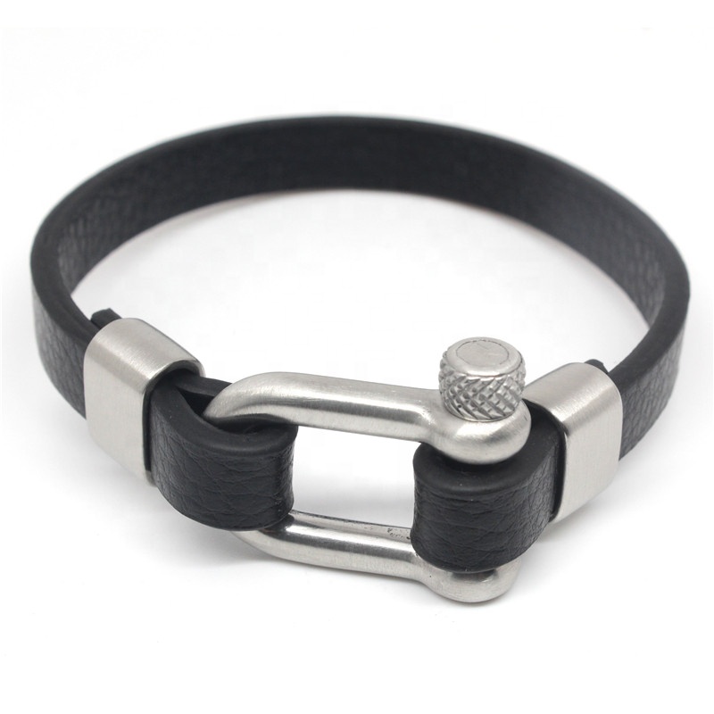 Yudan Men Jewelry Stainless Steel D Shackle Bracelet