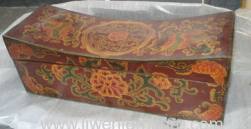 Antique Painted Pillow Box?