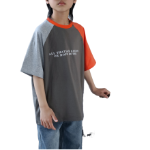 Wholesale 100% Cotton Boys Embroidered Logo O-neck Short Sleeve Polo Shirts