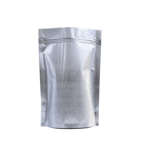 Glanzende reflecterend voedsel aluminium folie koffiebouches verpakking met ritssluiting