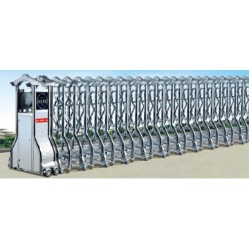 Keselamatan Automatik Retractable &amp; Folding Gate