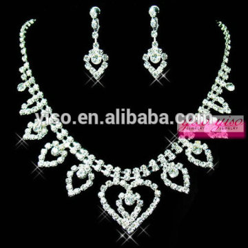 traditional crystal handicraft wedding necklace designs