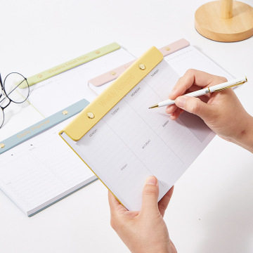 Wholesale Morandi Color Week Planner Calendar