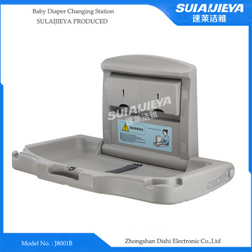Hygiene Solutions Wall Mounted Plastic Infant Changing Table for Toilet