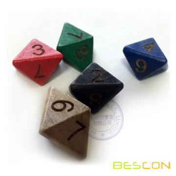 35MM Wooden Polyhedral Dice Eight Sided