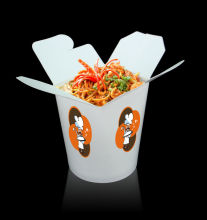 Round Kraft Paper Noodle Box