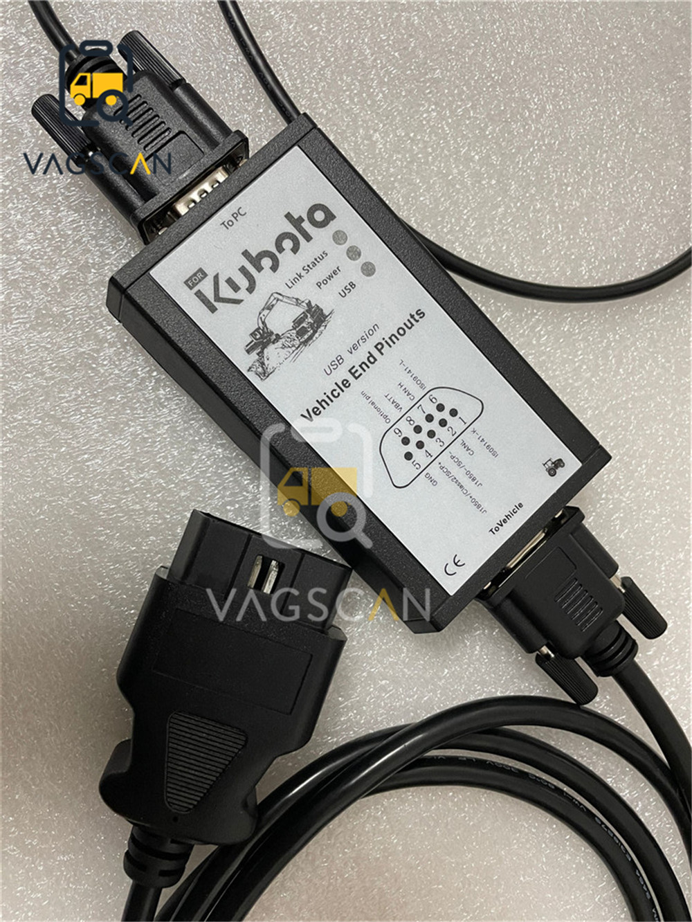 For KUBOTA DIAGNOSTIC KIT (PYTHON) kubota diagnostic software kubota diagmaster with Python interface with CF-19 laptop Full Set