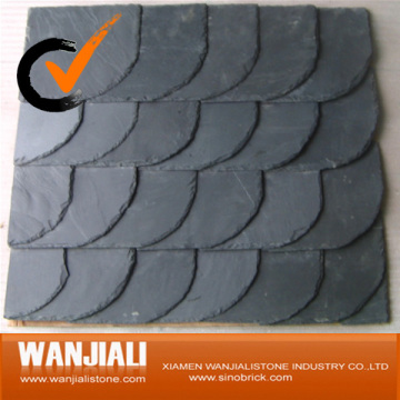 Black roof slate