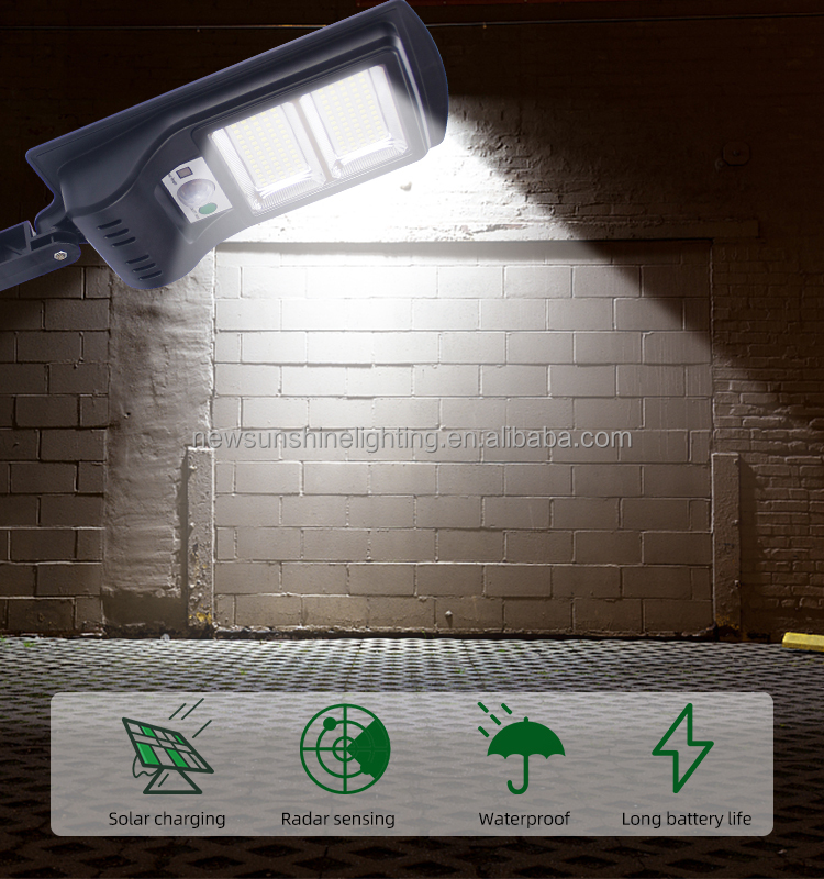 high lumens 120W street lights solar waterproof solar led street lights aluminum alloy IP67 IP65