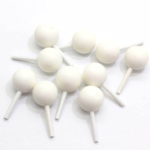 100pcs carino lecca-lecca simulazione di argilla polimerica caramelle carino colorato vendita calda per torta di compleanno festa decorazione scrivania da parete fai da te