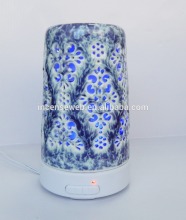 Essential oil diffuser with ceramic cover