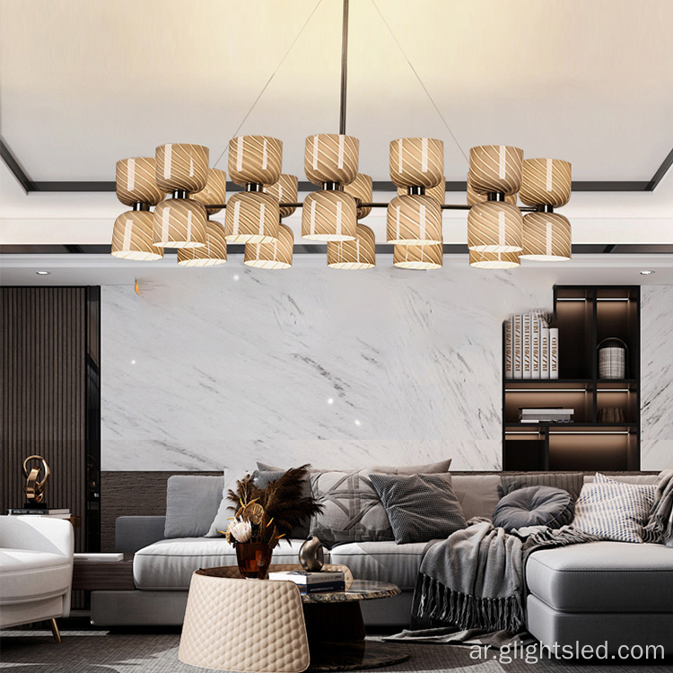 G-Lights Hotel Round Glass Led Pendant Light