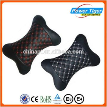 Auto decoration PU car headrest pillow neck pillow pu molding car neck pillow