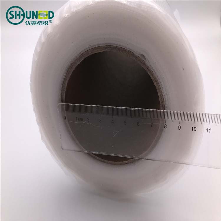 White 100% LDPE Hotmelt Adhesive Film Embroidery Backing Film as Garment Accessories embroidery stabilizer