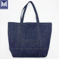 Mesdames Vintage Denim en tissu épaule Tote Mand