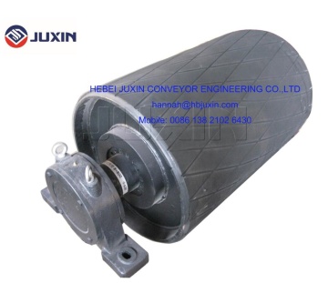 Conveyor head drum tail bend pulley