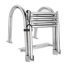 Alastin Telescopic Ladder Stainless Steel Step Ladder Folding Boat Ladder