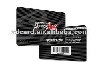 magnetic strip membership card