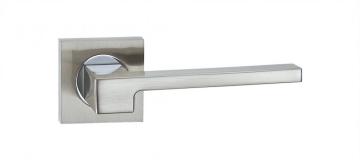 Satin nickel zinc alloy front door handle