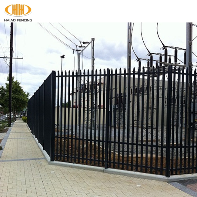 Garden decorative steel palisade fence