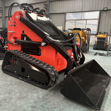 Mini Backhoe Loader: Triangular Track Type Small Loader