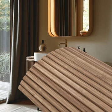 Lightweight MDF Flexible Wall Panel Fast Fitting Design