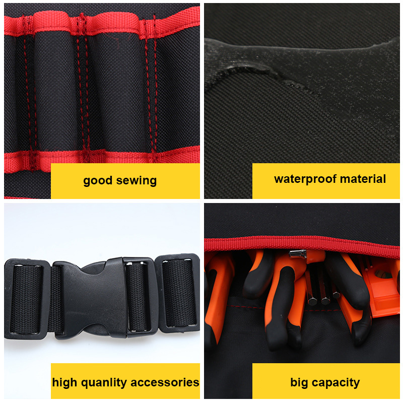 Custom multi-function power made tools waist bag update design 2021