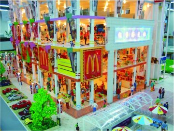 Oem City Architechtural Scale Model Railway Scenery Backdrops