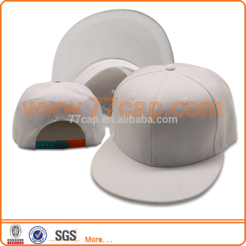 Blank Adjustable Flat Brim Plain Snapback Hats Caps