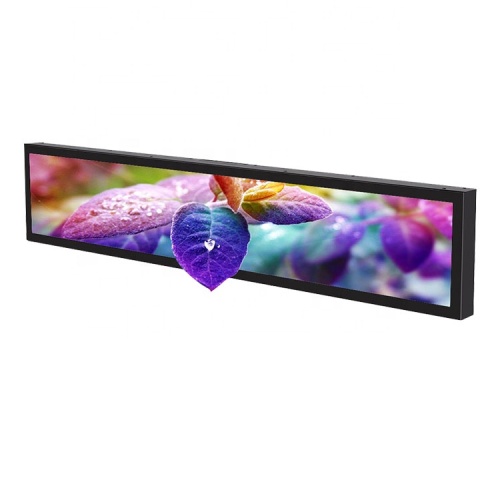 Barra de pantalla de medios LCD estirada de 48 pulgadas de ancho