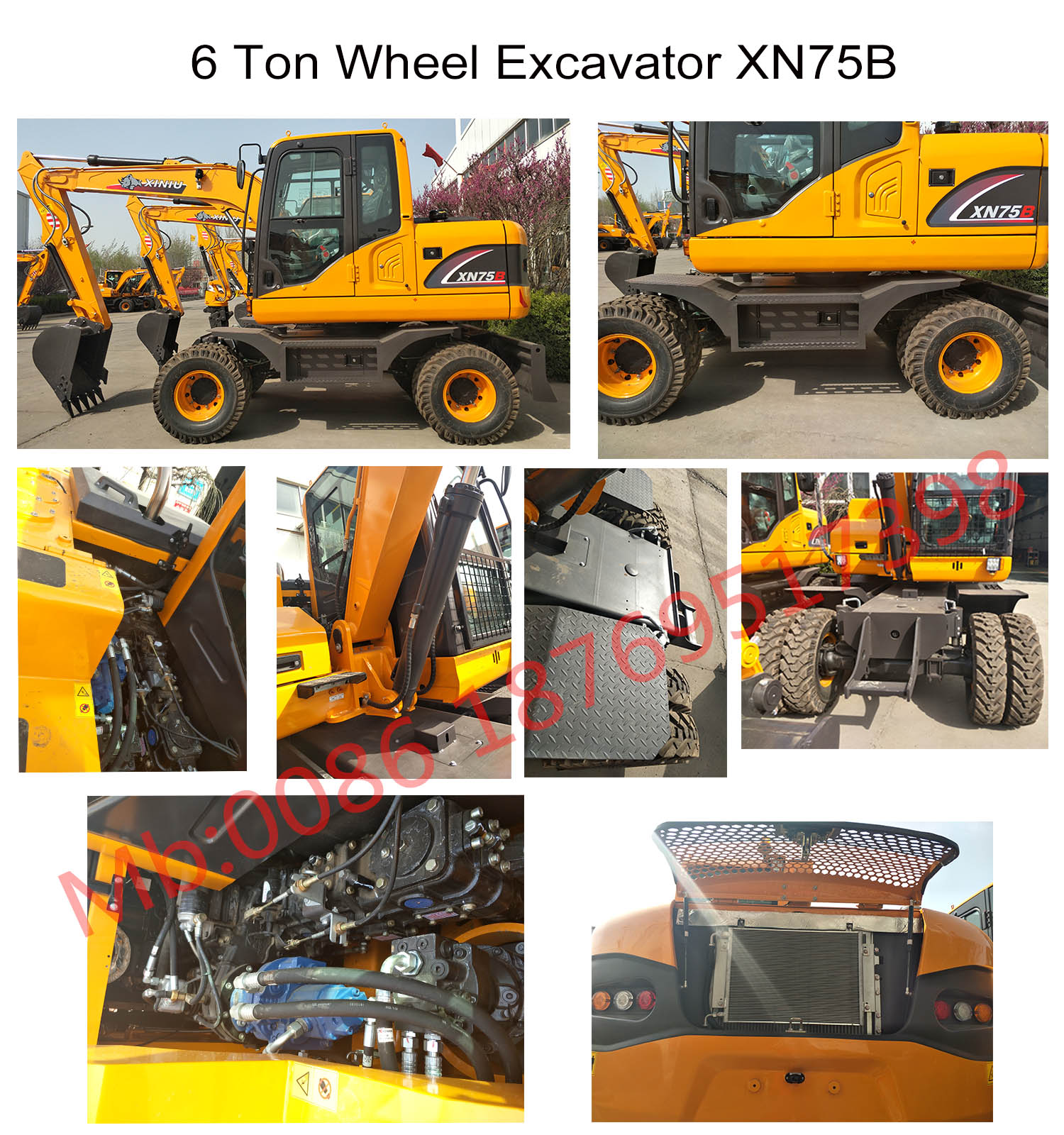 6T wheel excavator