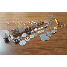 Metal Fasteners and Insulation Supports for Spindle Hangers