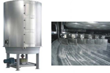 Vacuum continual plate dryer machine